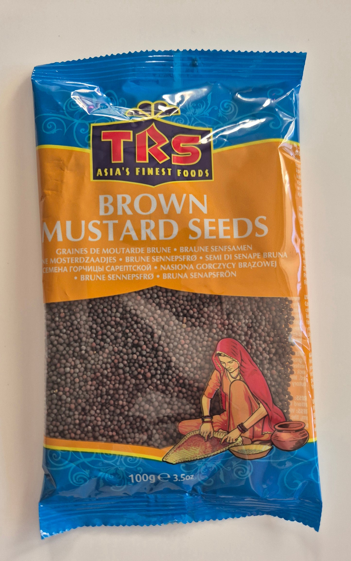 BROWN MUSTARD SEEDS 100g      TRS