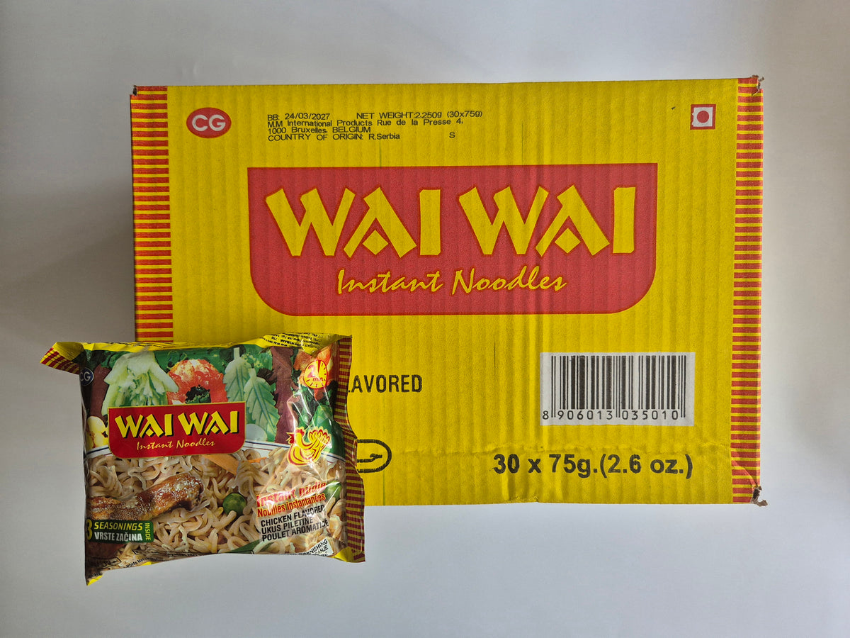 Wai Wai Chicken  30x75 g   ( 1 Box)